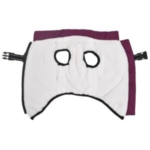 vidaXL Haină câini cu ham impermeabilă reflectorizantă, violet, L32-3